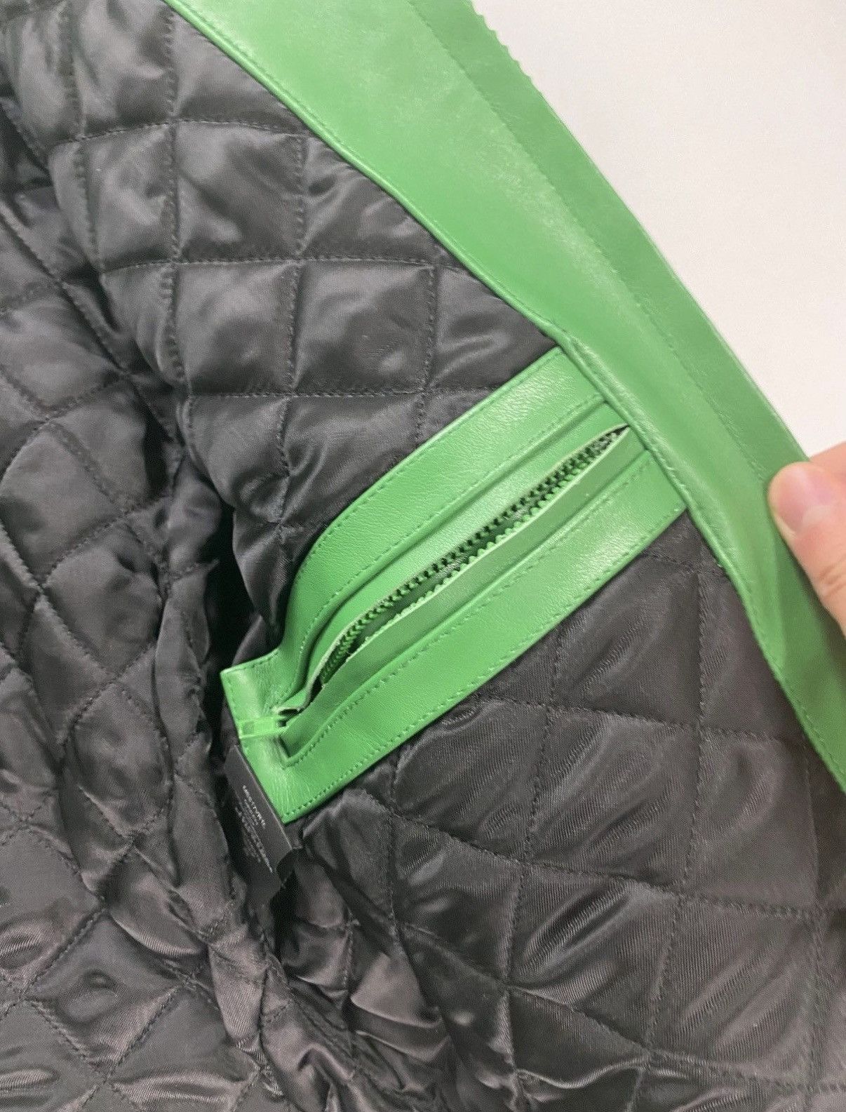 Vetements VETEMENTS SS17 RUNWAY POLIZEI MOTO RACING IN GREEN SZ:M Size US M / EU 48-50 / 2 - 8 Thumbnail