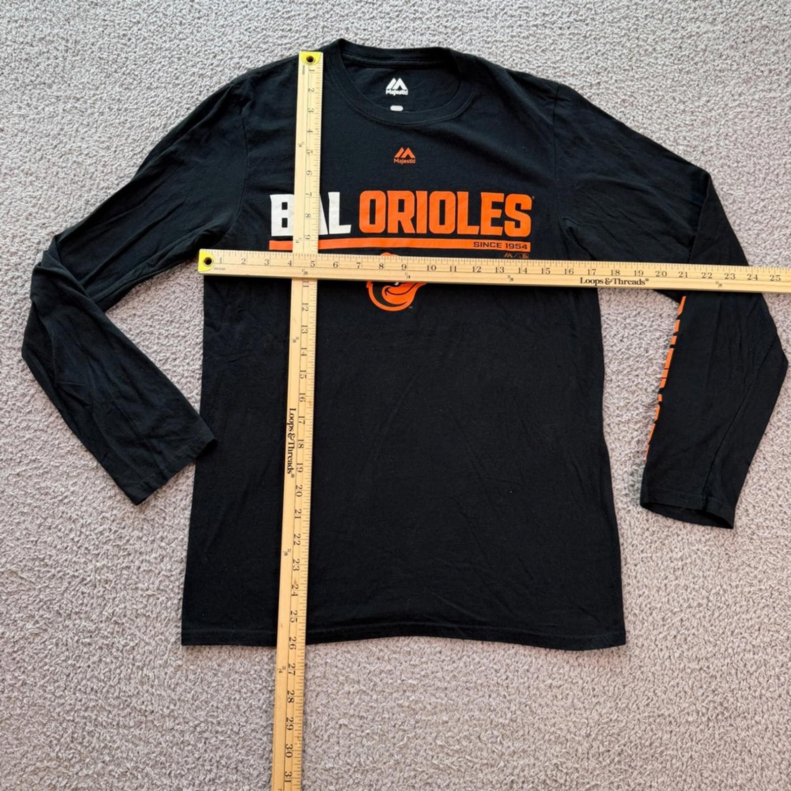 Majestic Majestic Baltimore Orioles MLB Long Sleeve T-Shirt Black Size US S / EU 44-46 / 1 - 2 Thumbnail