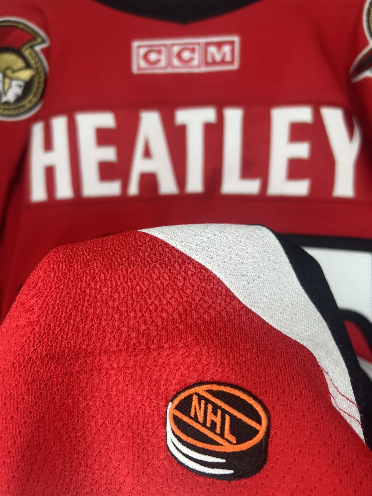 Ccm Vintage CCM Ottawa Senators Dany Heatley NHL Jersey Size US L / EU 52-54 / 3 - 15 Thumbnail