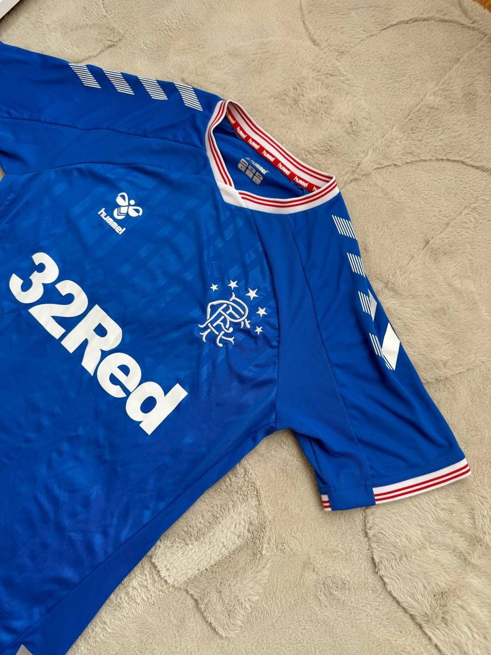 Castore Rangers 19-20s Football Soccer men Shirt Jersey Home Hummel Size US M / EU 48-50 / 2 - 2 Thumbnail