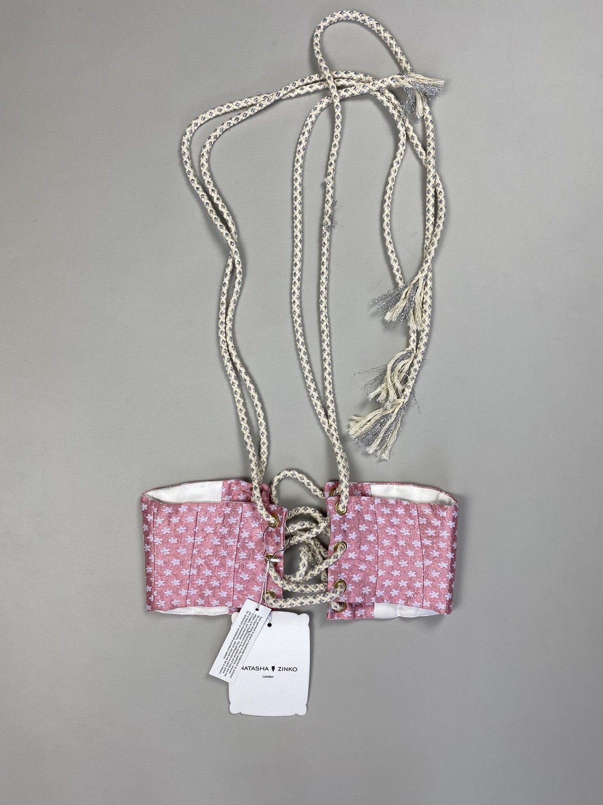 Designer × Natasha Zinko BNWT! Natasha Zinko Brocade Corset Belt size US 0 / IT 38 Size ONE SIZE - 1 Thumbnail
