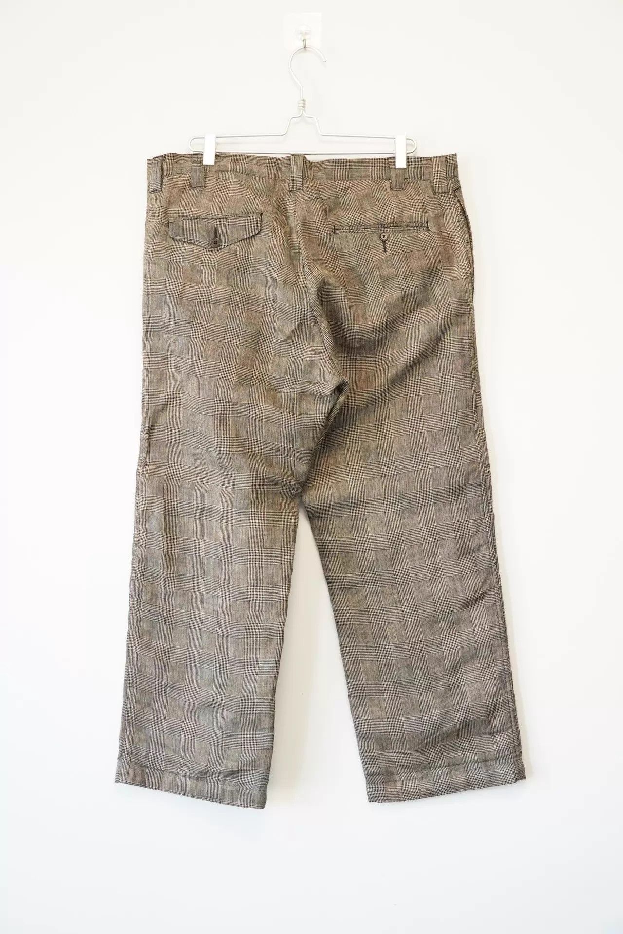 Yohji Yamamoto Yohji Yamamoto 10AW Dyed Check Trousers Size 2 Size US 32 / EU 48 - 2 Thumbnail