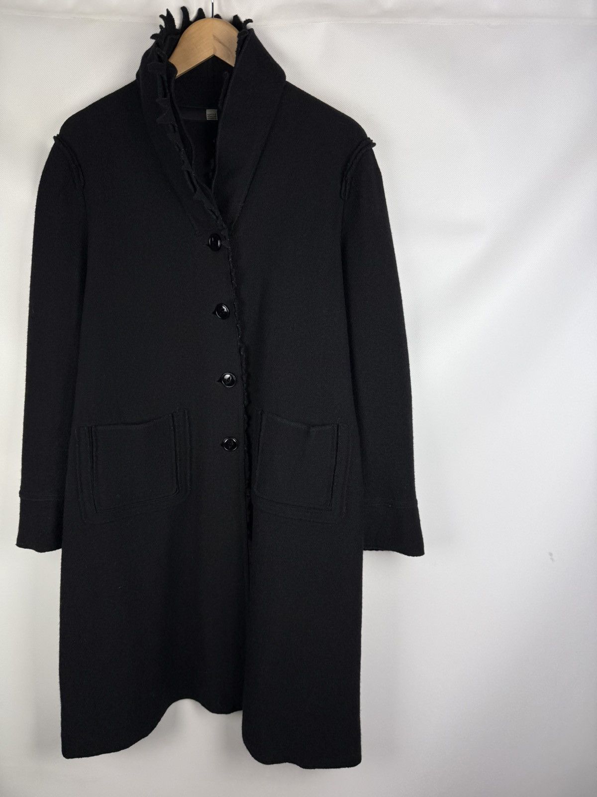 Marithe + Francois Girbaud Girbaud Cravatatakiller Avant-garde Wool Coat Jacket Size M / US 6-8 / IT 42-44 - 3 Thumbnail