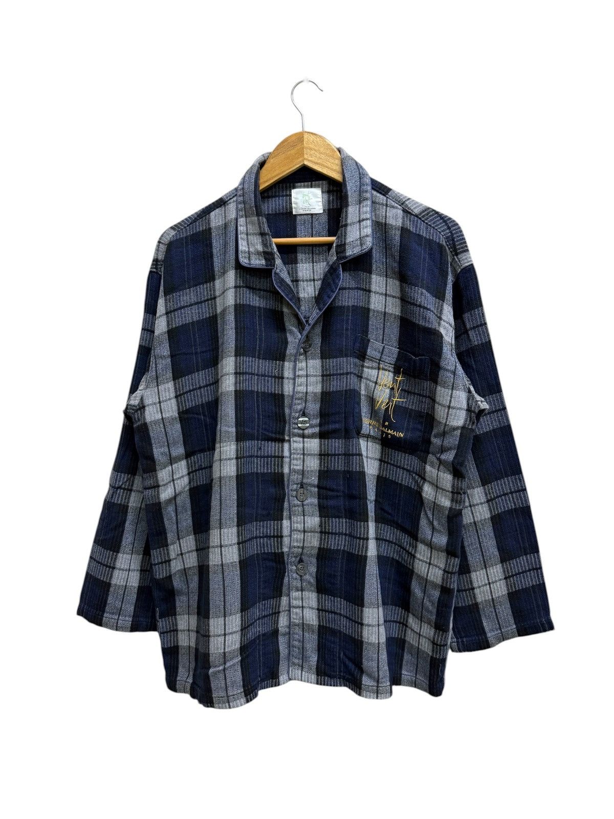 Pierre Balmain VENT VENT PAR PIERRE BALMAIN PARIS TARTAN PYJAMAS SLEEPWEAR Size US XL / EU 56 / 4 - 1 Thumbnail
