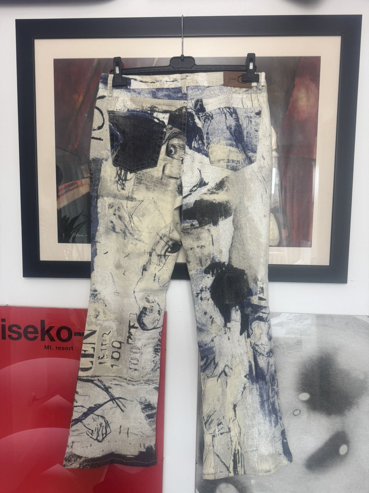 Just Cavalli Just Cavalli Vintage Y2k Napoleon Printed Denim Jeans Pants Size US 32 / EU 48 - 2 Thumbnail