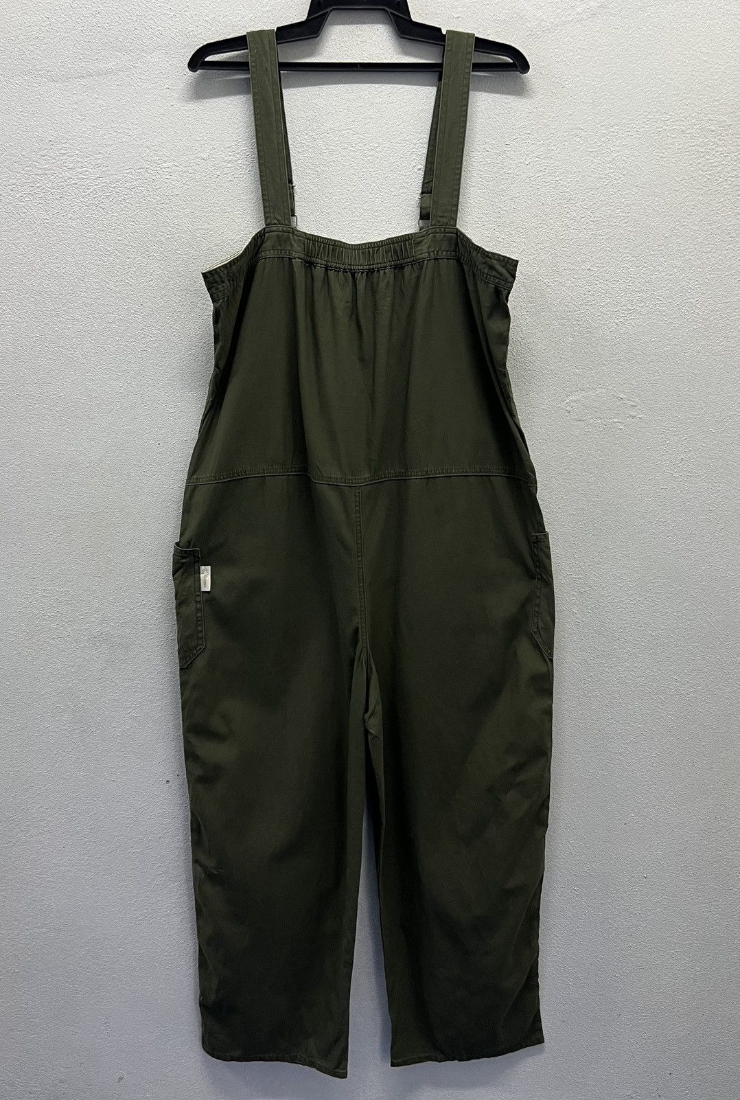 Japanese Brand × Vintage LOGOS DAYS Olive Green Cotton Overalls (LL) Size US 38 / EU 54 - 2 Thumbnail