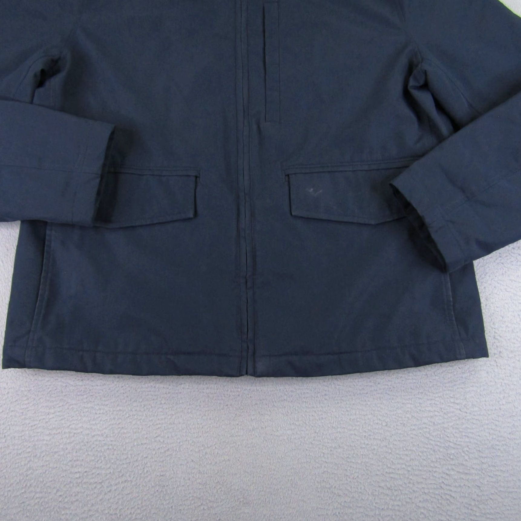 Andrew Marc Andrew Marc New York Jacket Womens L Blue Full Zip Windbreaker Coat Lined Size L / US 10 / IT 46 - 4 Thumbnail