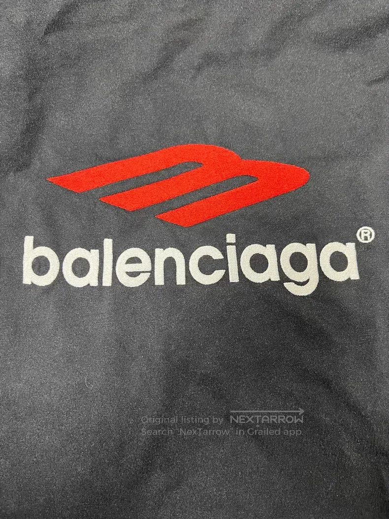 Balenciaga Balenciaga Logo Printed Crew Neck Short Sleeve T-Shirt Size US S / EU 44-46 / 1 - 3 Thumbnail