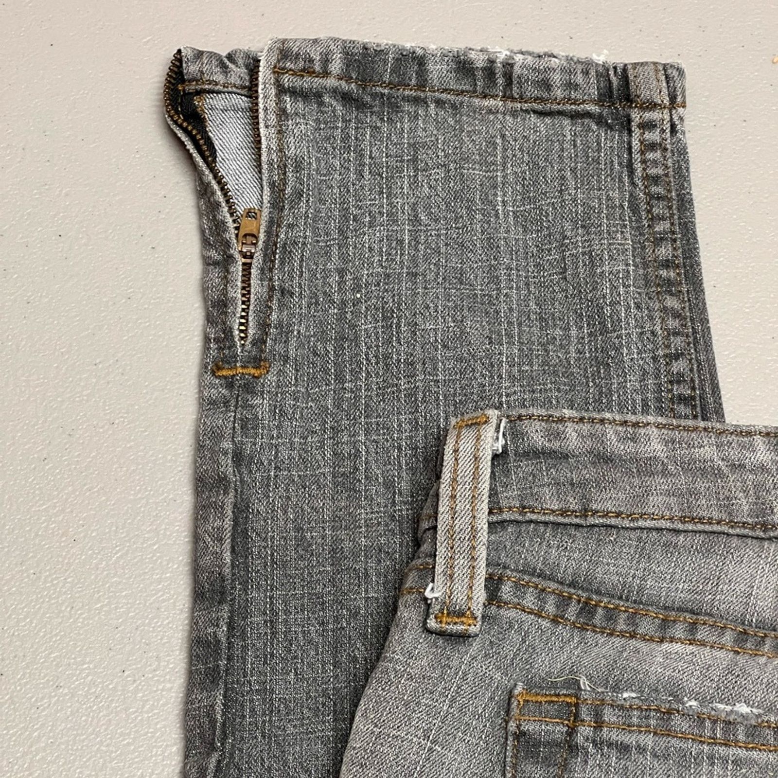 Mossimo Vintage Y2K Mossimo Grey denim boot cut jeans Size 5 Size 26" / US 2 / IT 38 - 3 Thumbnail