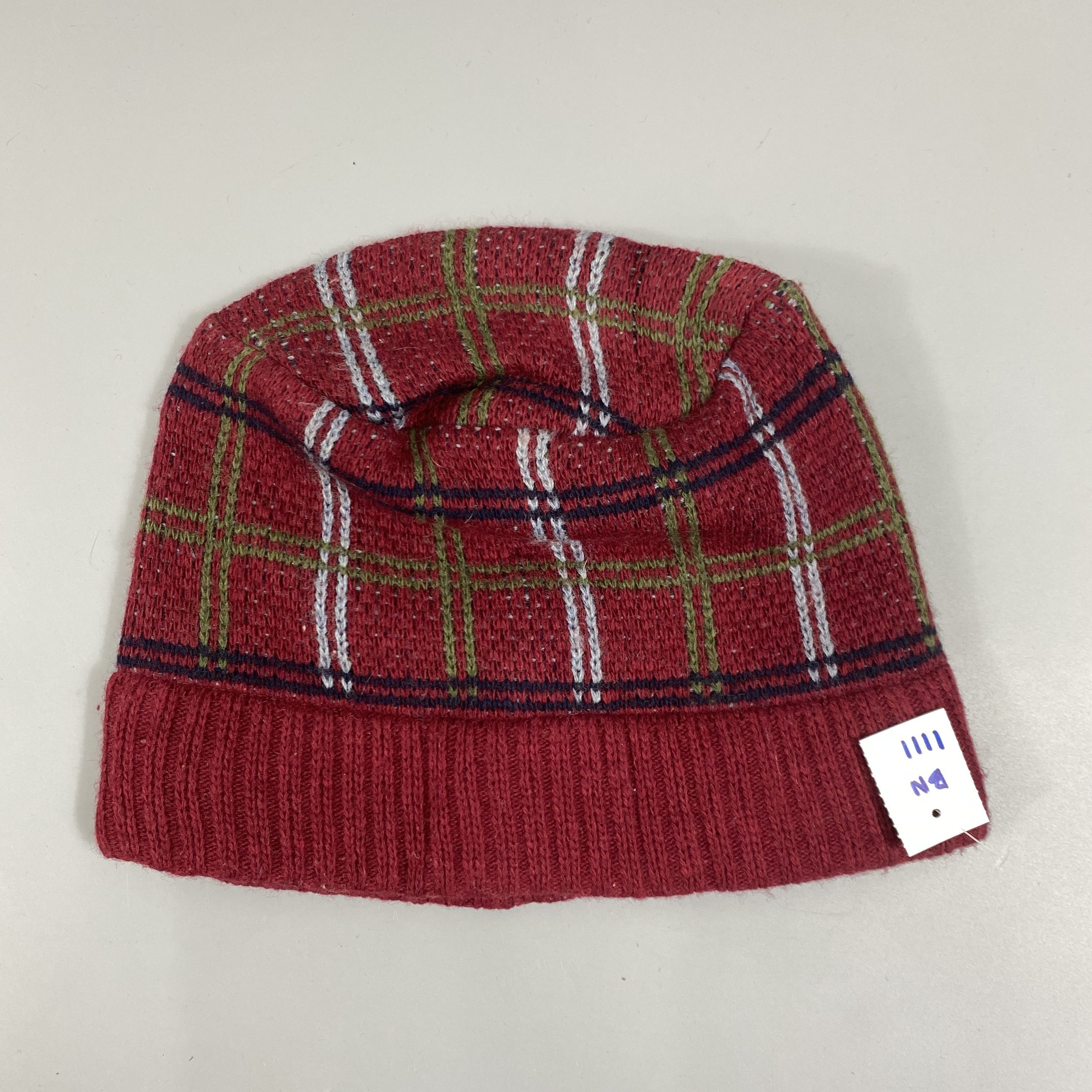 Japanese Brand Checked Snow Cap Beanie Hat -BN1111 Size ONE SIZE - 6 Thumbnail