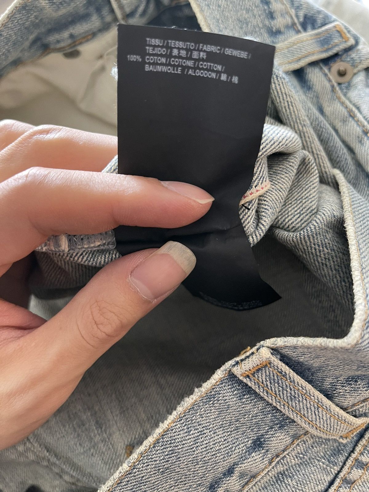 Hedi Slimane × Saint Laurent Paris 2016AW D10 Selvedge Ripped Jeans Size US 30 / EU 46 - 5 Thumbnail