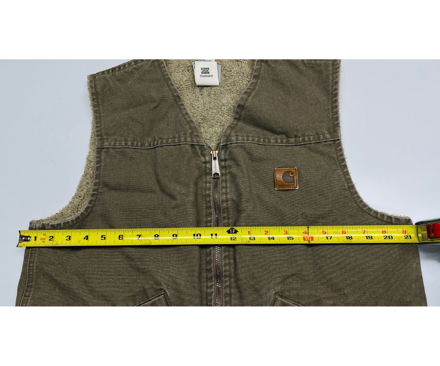 Carhartt Carhartt Men's Vintage V13 DES V-Neck Full Zip Cotton Vest Size US M / EU 48-50 / 2 - 6 Thumbnail