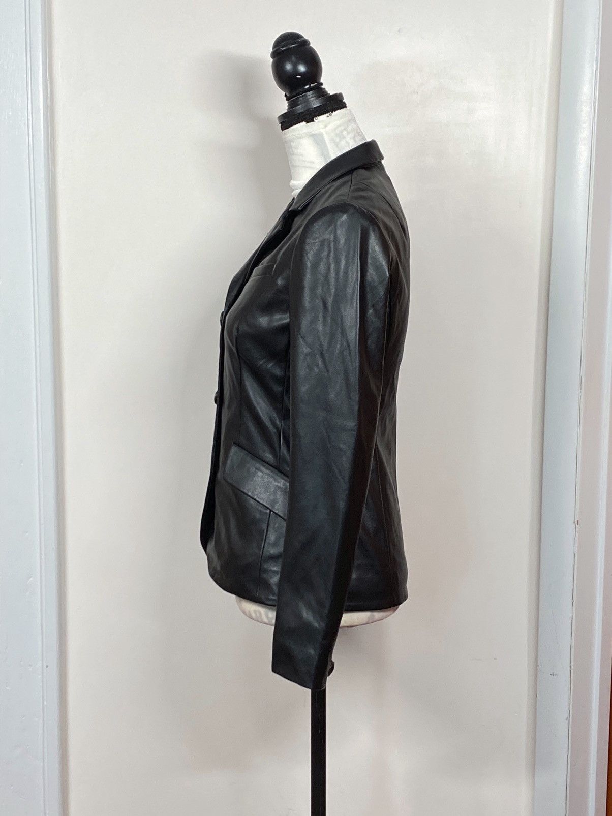 Rag & Bone rag & bone Slade Faux Leather Tailored Blazer size 0 Size XS / US 0-2 / IT 36-38 - 10 Thumbnail