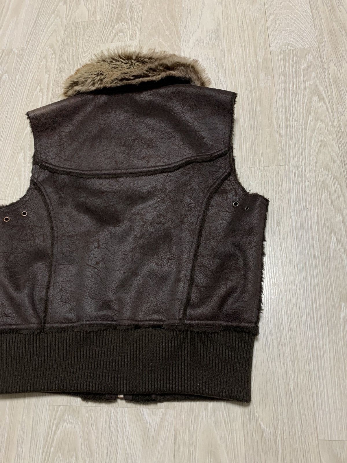 Japanese Brand × Vintage Vintage faux fur vests Size M / US 6-8 / IT 42-44 - 16 Thumbnail