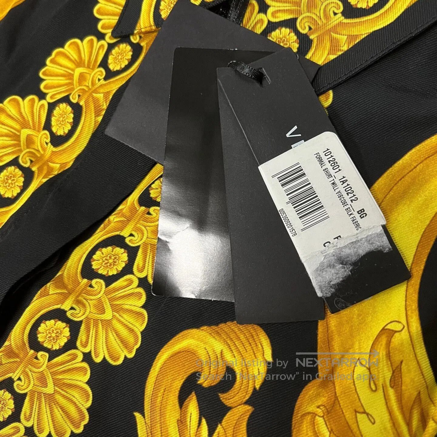 Versace Versace Baroque Medusa Print Silk Shirt. Size S / US 4 / IT 40 - 5 Thumbnail