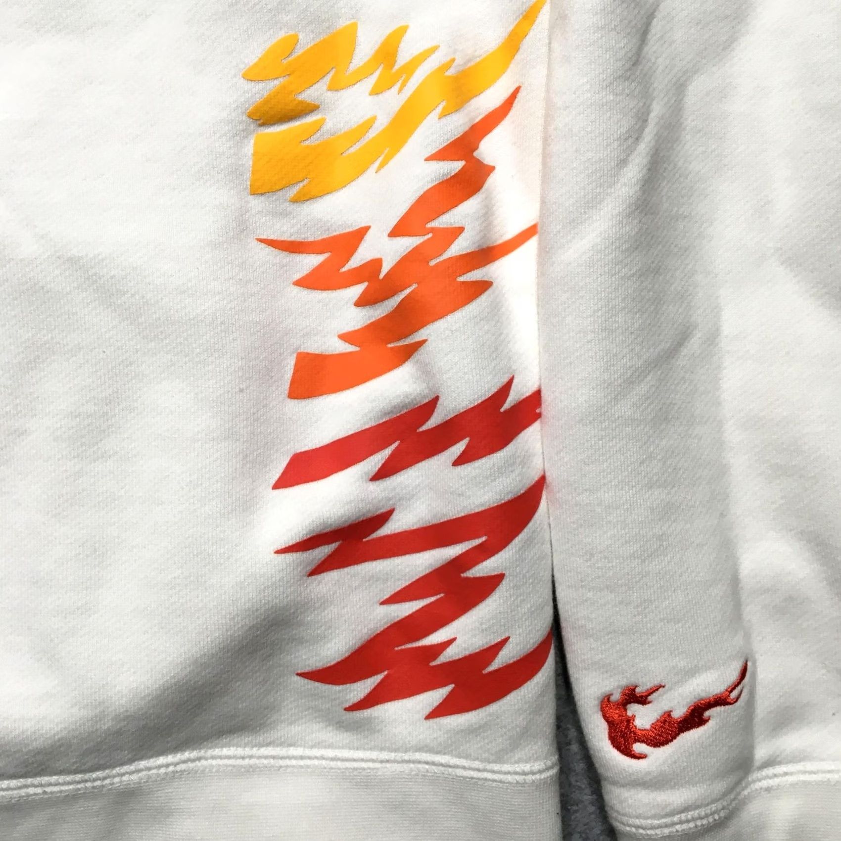 Nike Nike Sportswear Sweatshirt Mens XL Sail DIY Just Do It Graphic Crew CU5055-133 Size US XL / EU 56 / 4 - 3 Thumbnail