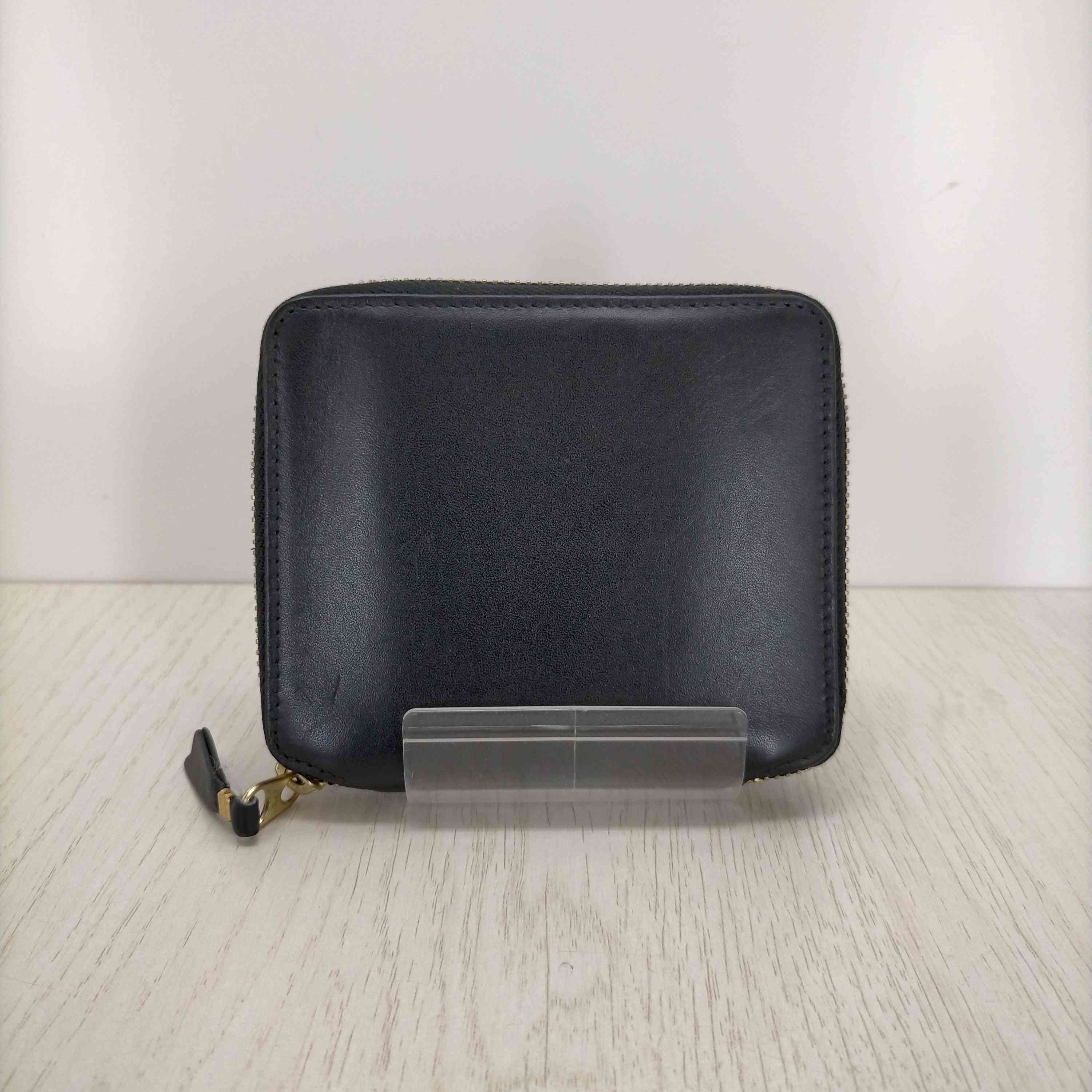 Comme des Garcons Wallet Plain Zip Black Size ONE SIZE - 2 Thumbnail
