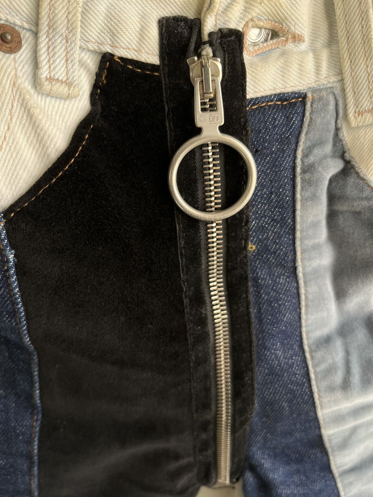 Off-White Off White x Levis Patchwork Vintage Denim Size US 29 - 3 Thumbnail