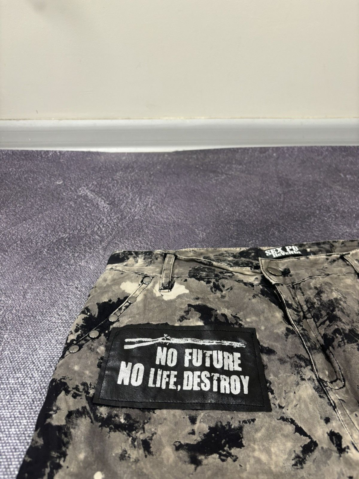 Japanese Brand Vintage Sex Pot Revenge Grunge Archival Japanese Punk Pants Size US 32 / EU 48 - 7 Thumbnail