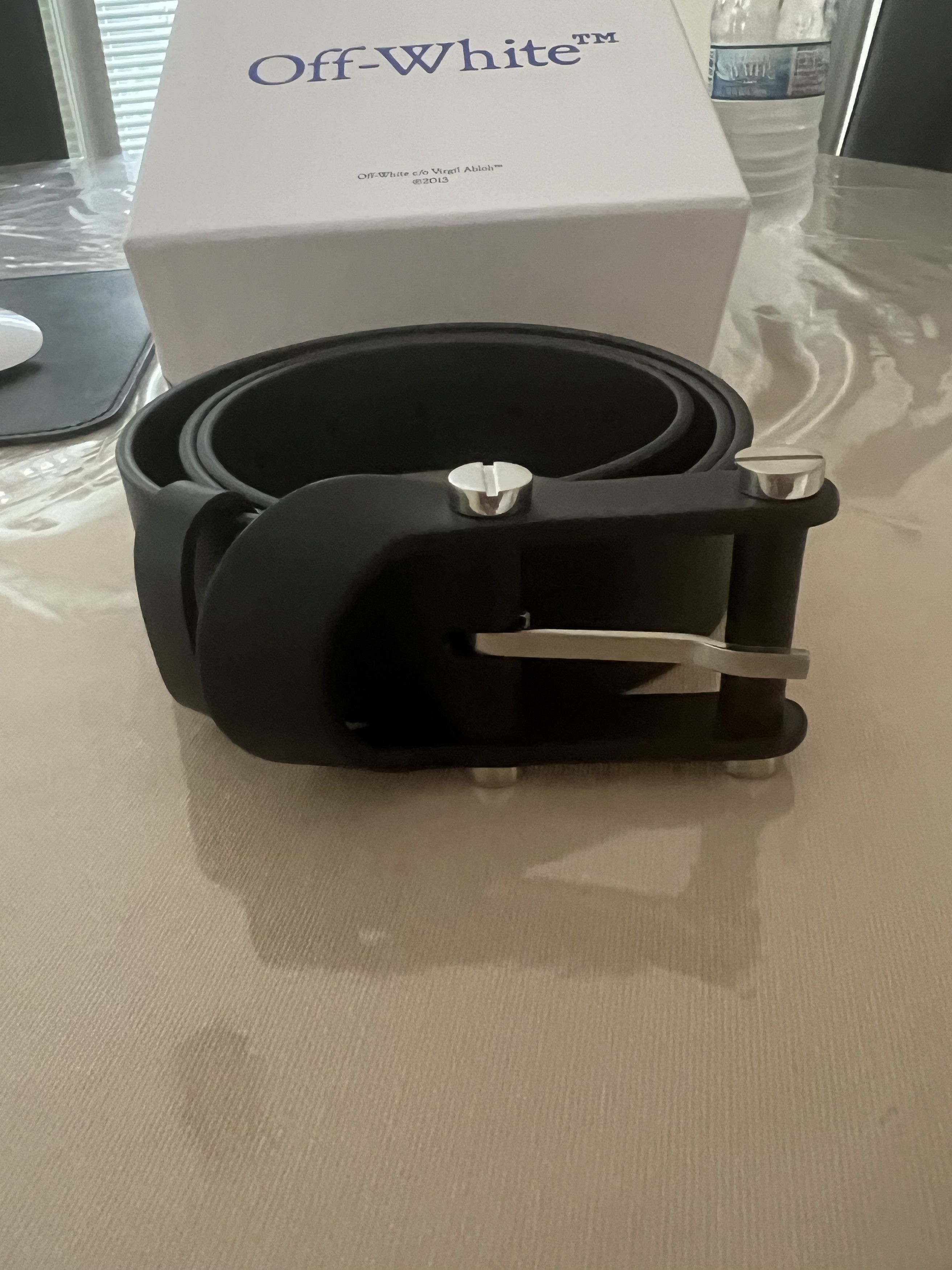 Off-White Off-White Buckle Leather Belt US 32 - 85 cm Size 32 - 1 Thumbnail