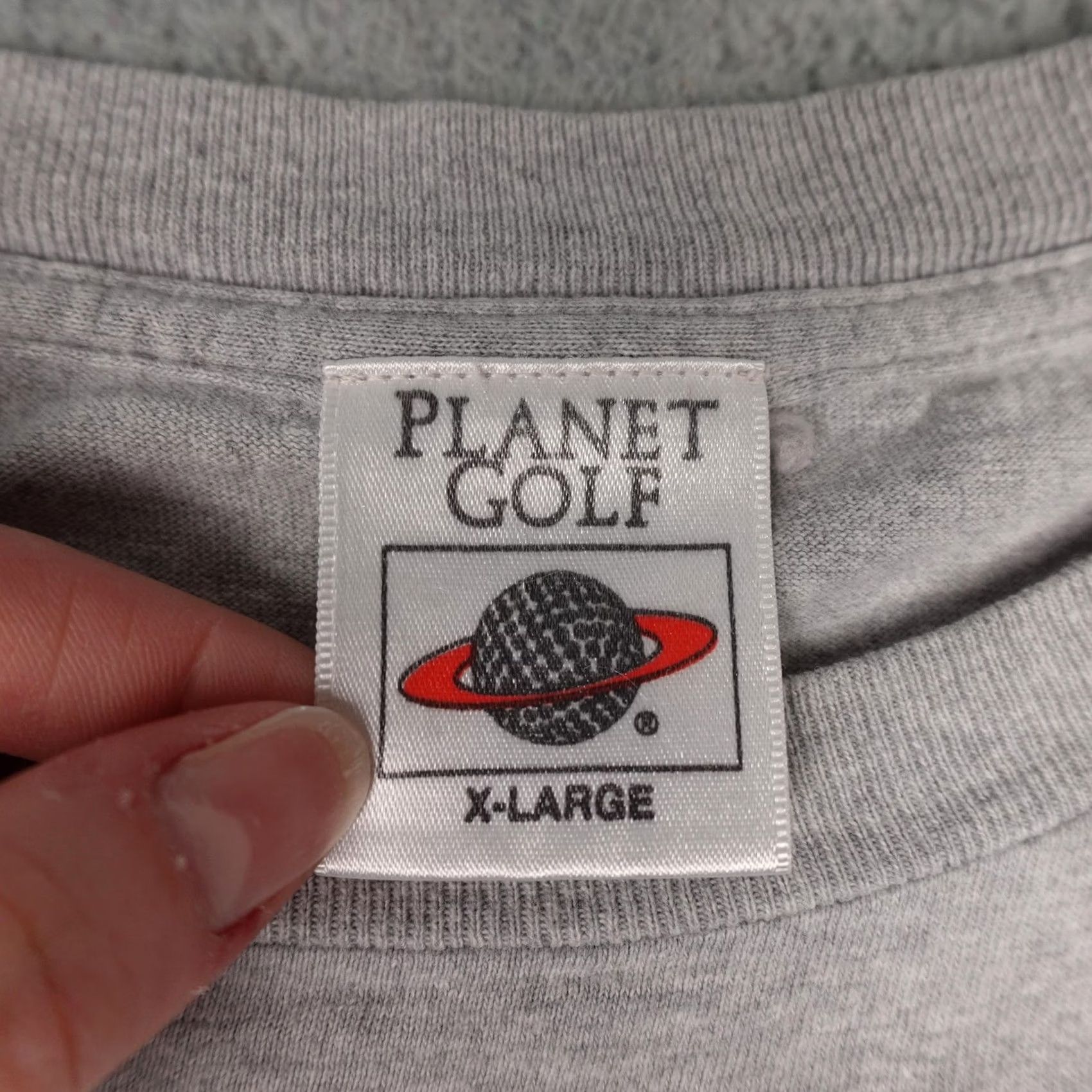Vintage VINTAGE Planet Golf Shirt Mens XL Gray Astronaut The Eagle Has Landed 1993 Tee Size US XL / EU 56 / 4 - 3 Thumbnail