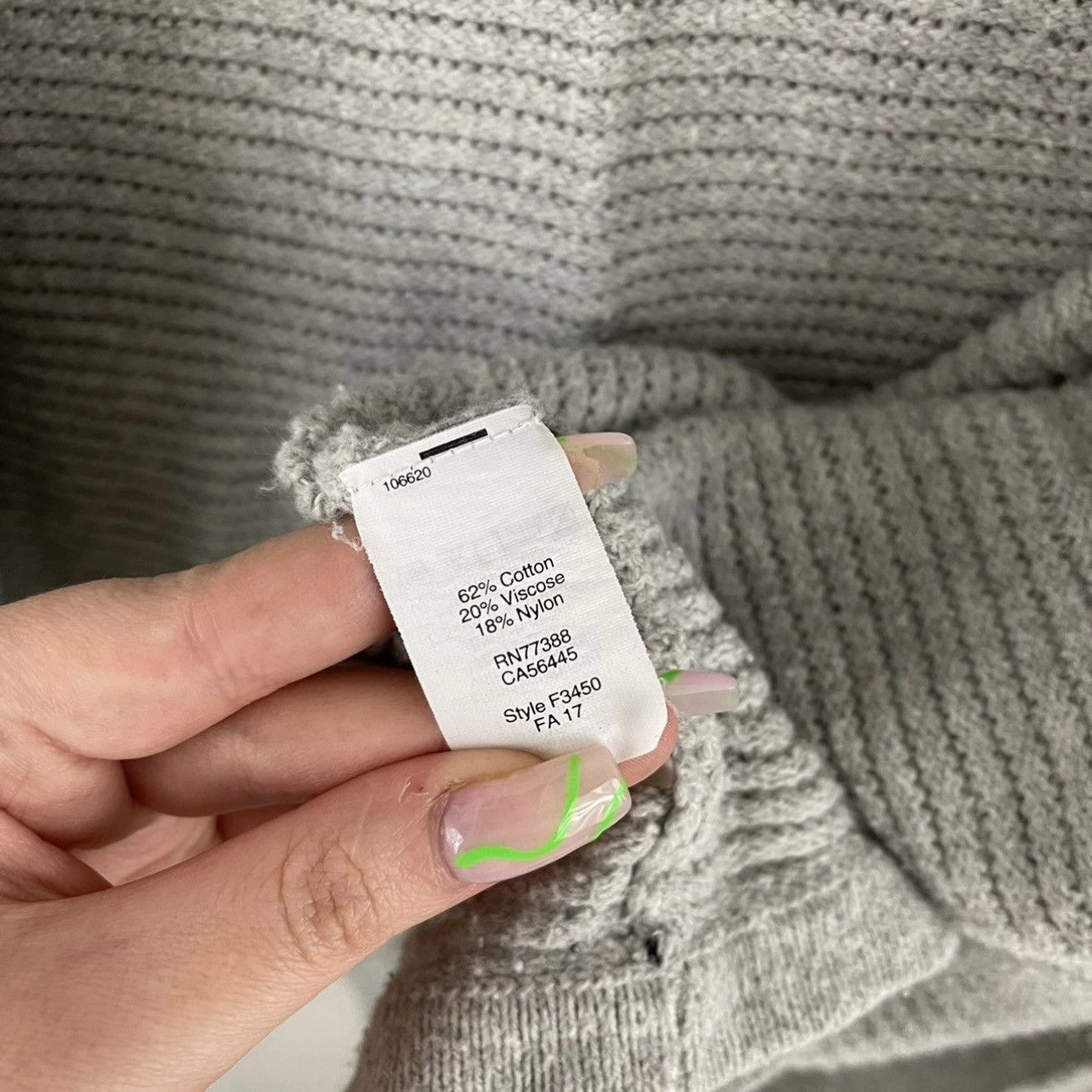 Madewell MADEWELL Grey Drapey Ribbed Knit Seabank Cardigan Sweater Size M / US 6-8 / IT 42-44 - 8 Thumbnail