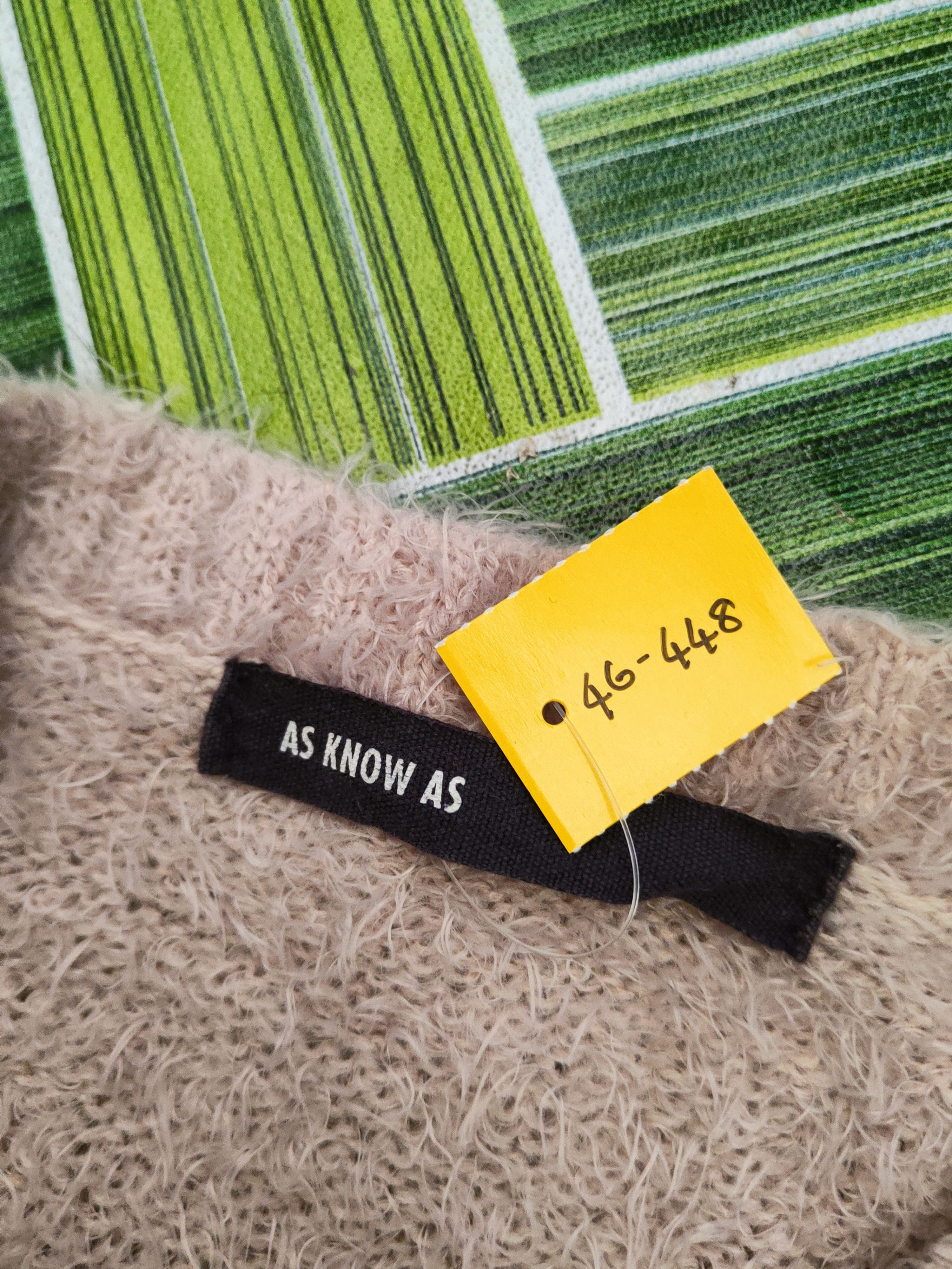 Japanese Brand DL As know as Soft Pink Fur Mohair Knitwear #46-448 Size L / US 10 / IT 46 - 12 Thumbnail