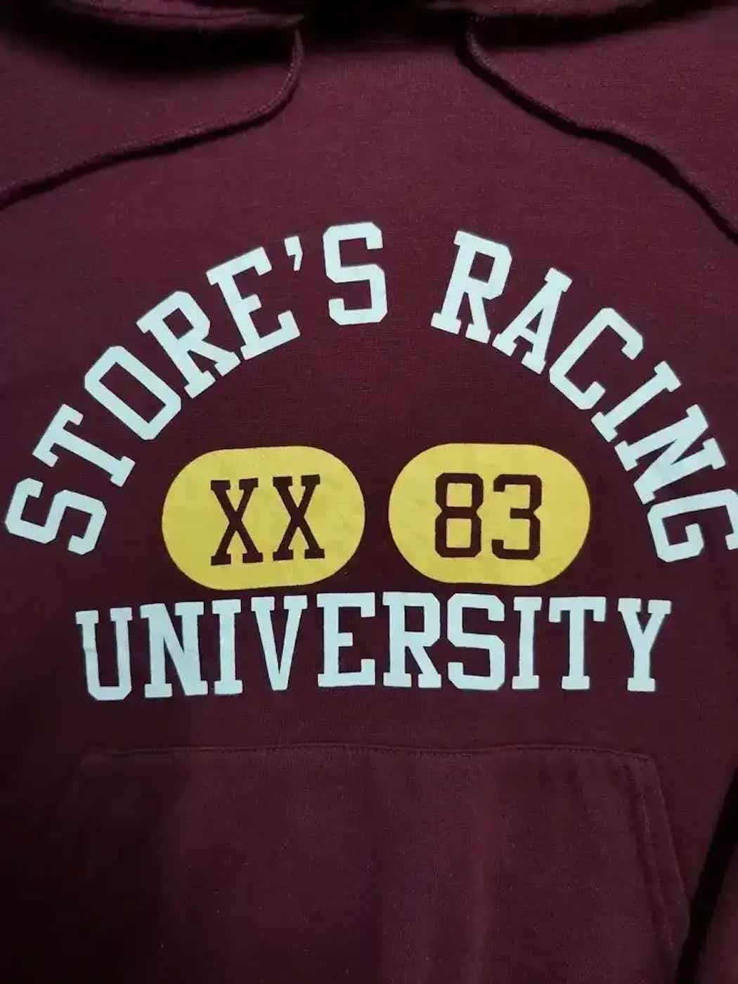 Vintage Vintage Gold Exprerience Stores Racing University Hoodie Size US L / EU 52-54 / 3 - 5 Thumbnail