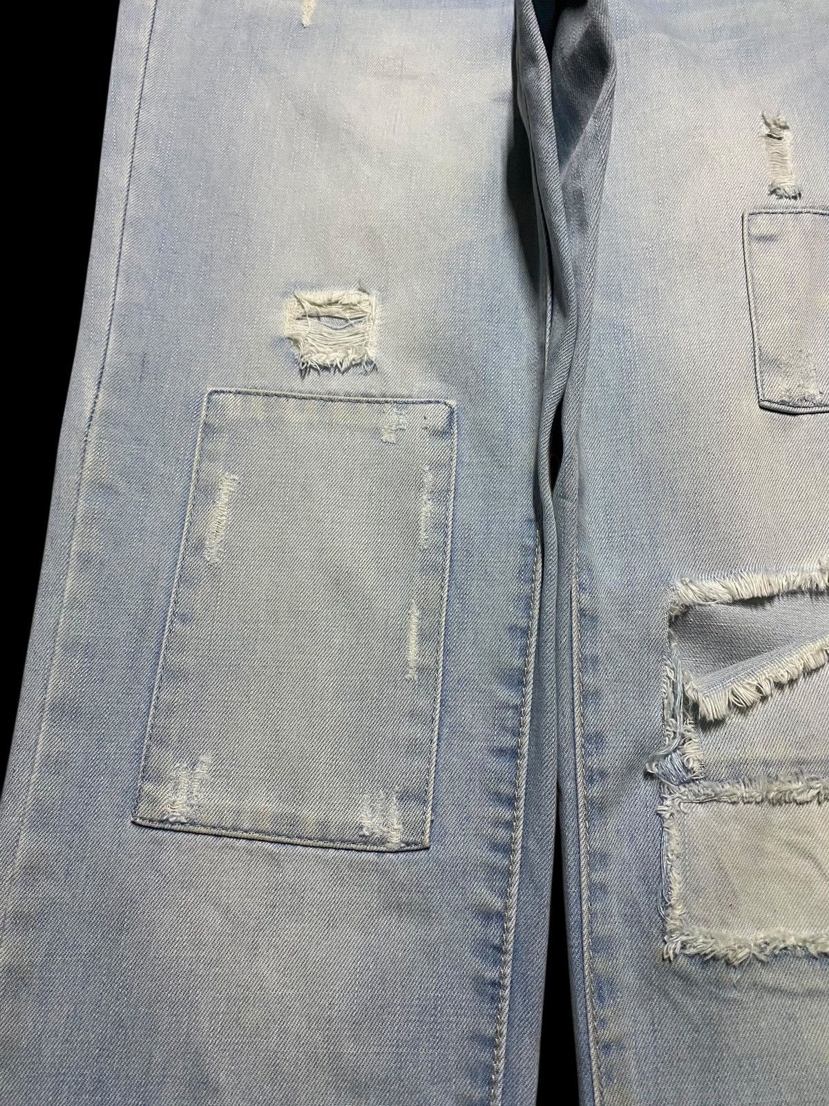 Japanese Brand Rare Vintage Japanese Brand Retro Girl Patched Jeans Size 30" / US 8 / IT 44 - 7 Thumbnail