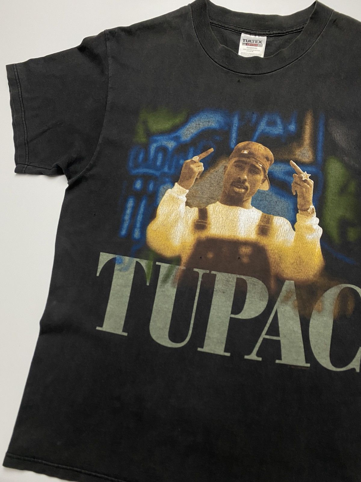 Rap Tees Superb Rare Vintage 90s OG promo Tupac Shakur 2pac Size US L / EU 52-54 / 3 - 2 Thumbnail