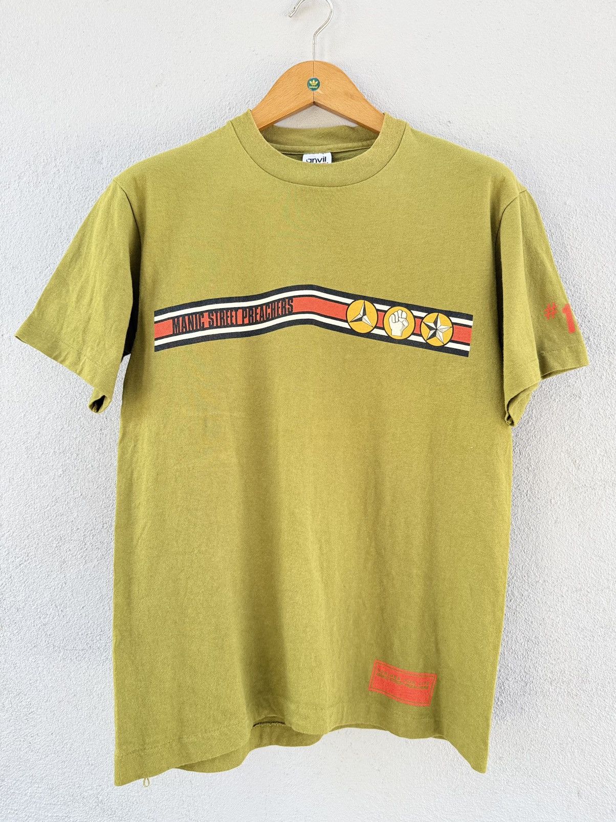 Band Tees Vintage 90s Manic Street Preachers Designs For Life Faded T Size US M / EU 48-50 / 2 - 1 Thumbnail