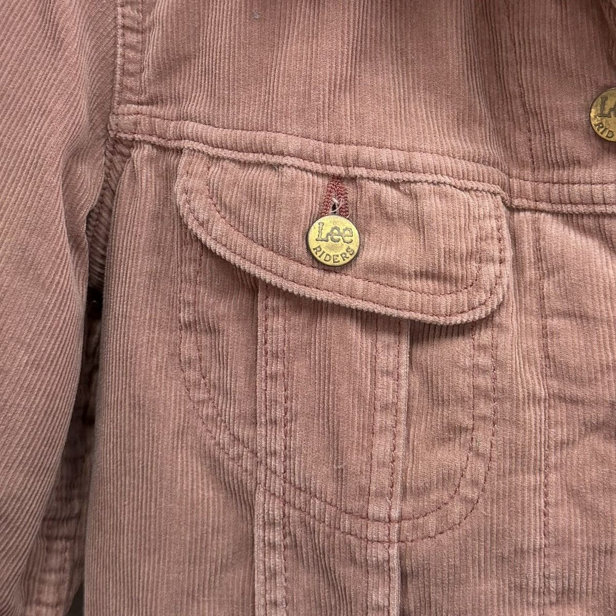 Lee VTG Lee Storm Rider Corduroy Sherpa Jacket Western Workwear Size M / US 6-8 / IT 42-44 - 3 Thumbnail
