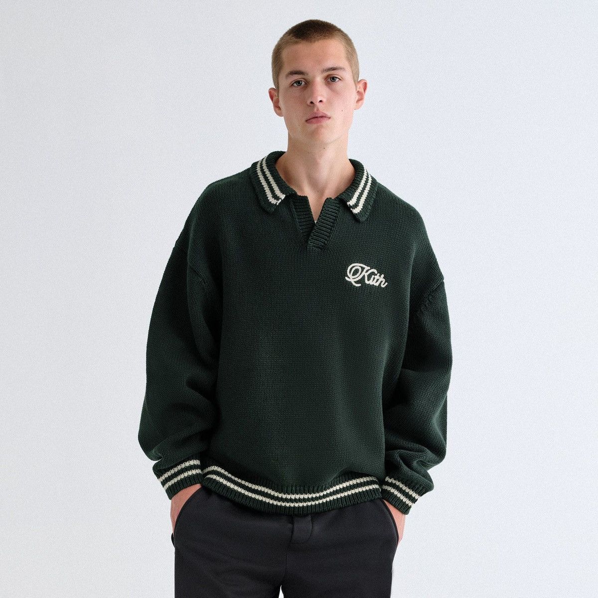 Kith Kith Nelson Rugby Sweater in Stadium Logo Art Men’s Size XL Size US XL / EU 56 / 4 - 4 Thumbnail