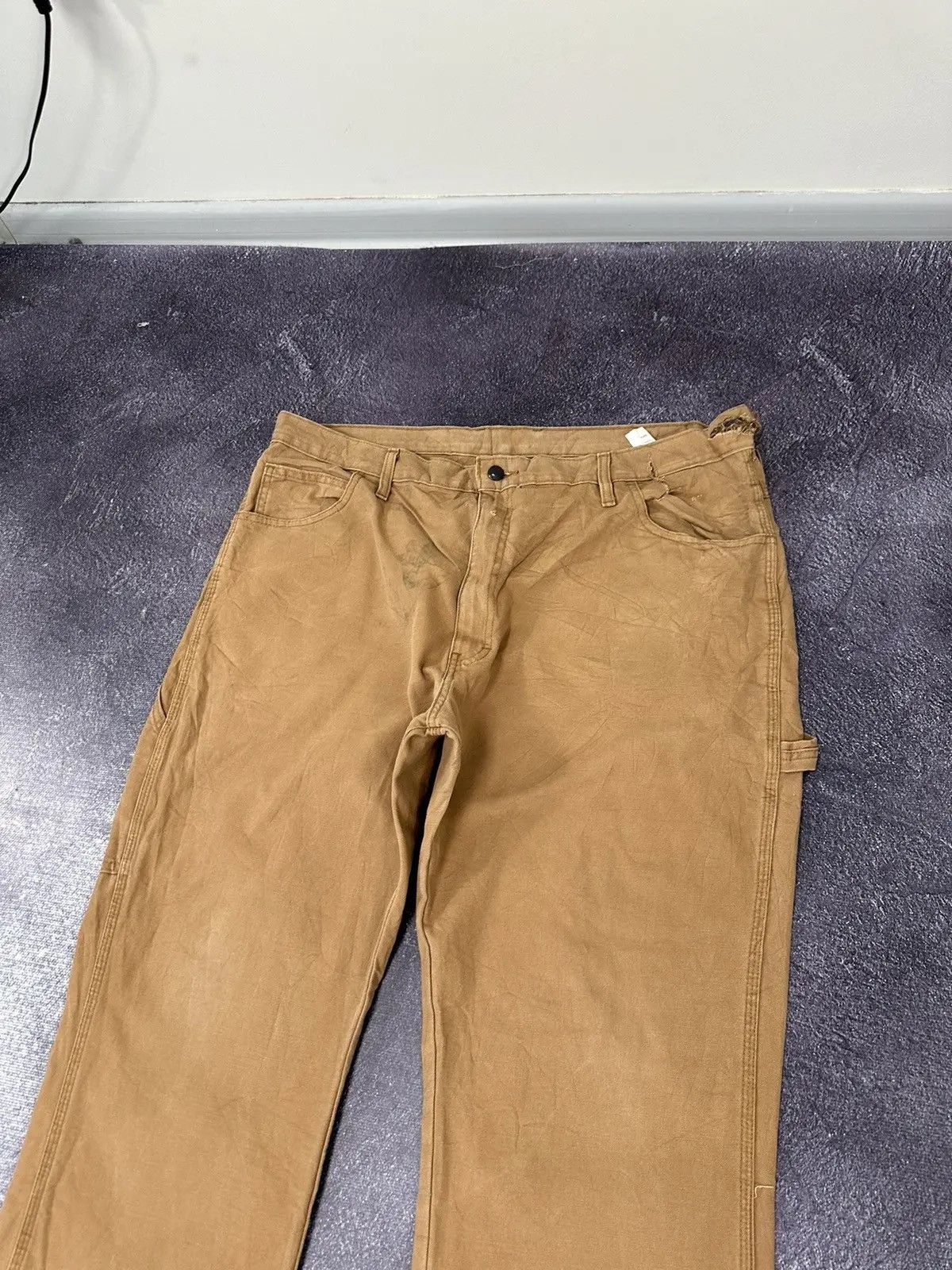 Dickies × Vintage Vintage Dickies Y2K Orange American Hype Baggy Pants Size US 40 / EU 56 - 8 Thumbnail