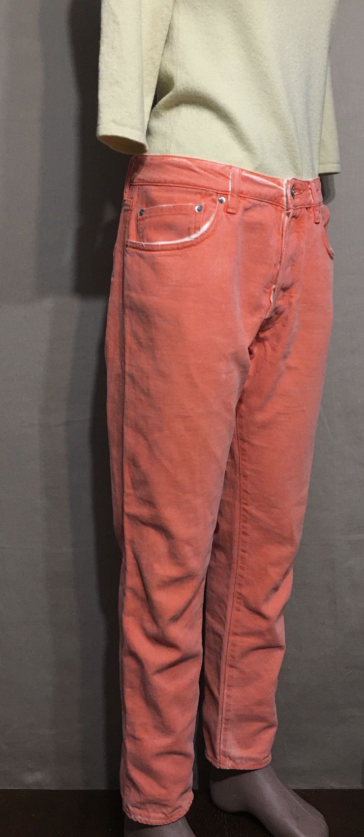 Golden Goose Golden Goose Deluxe Brand Peach White Jeans Size 30 Size 30" / US 8 / IT 44 - 4 Thumbnail