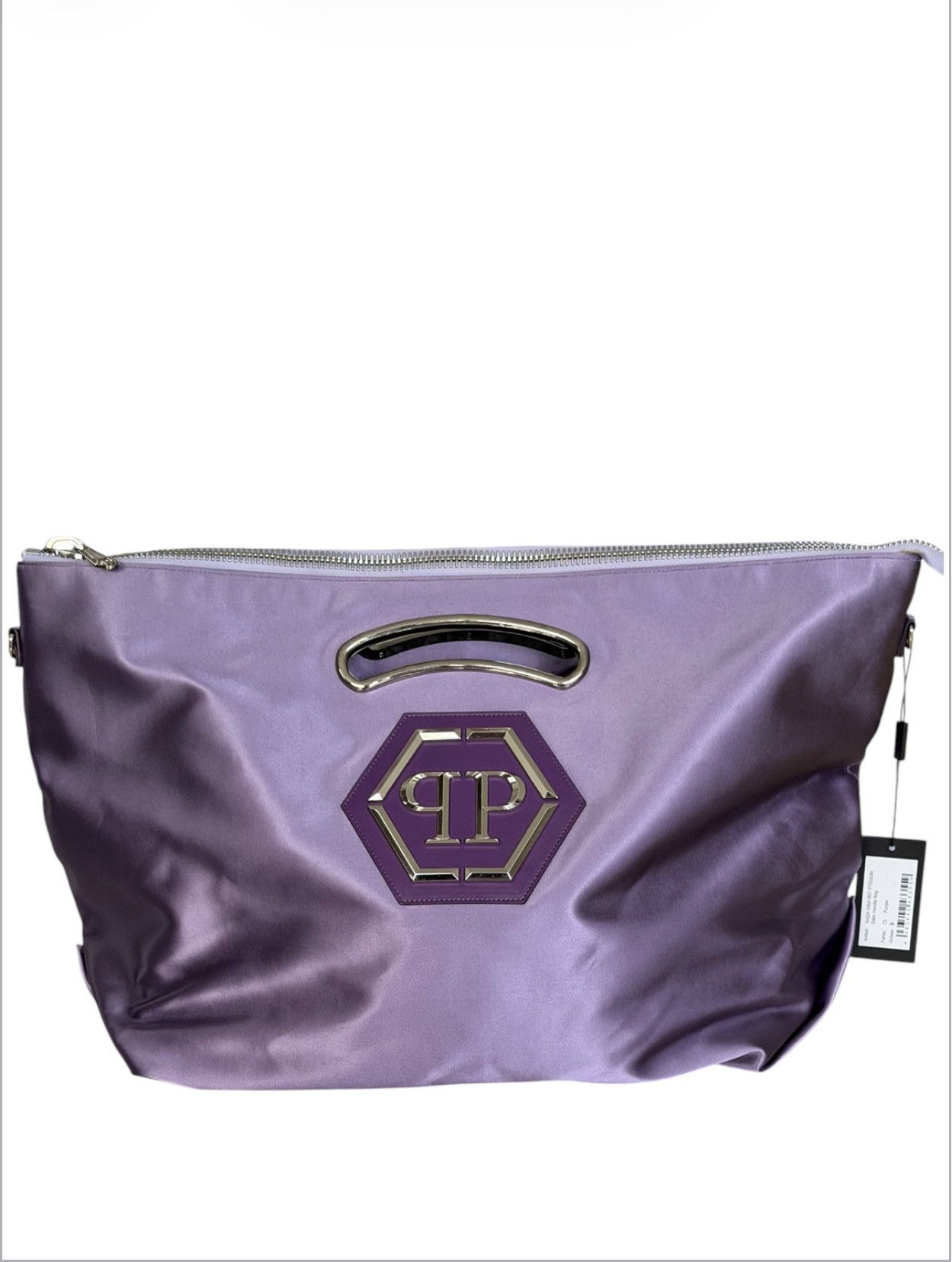 Philipp Plein Philipp Plein oversized satin clutch / carry pouch Size ONE SIZE - 1 Thumbnail
