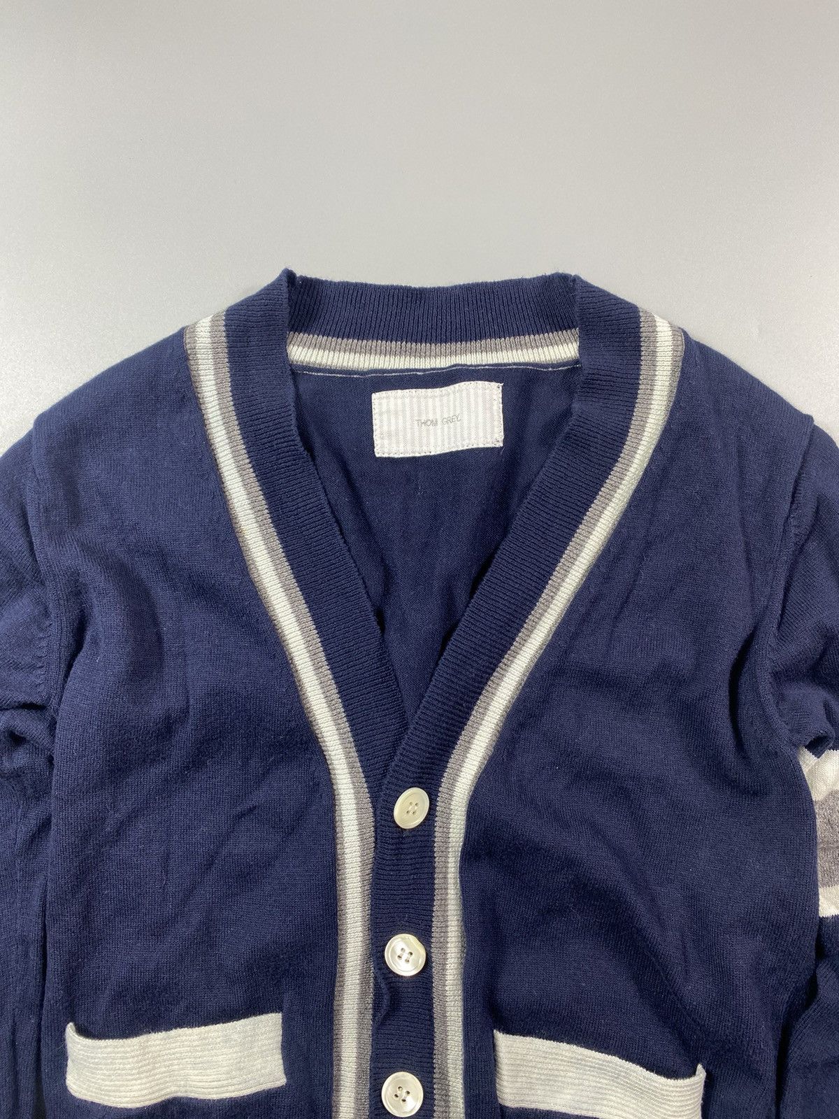 Other Thom Grey- Wool/ Cotton Cardigan Size M / US 6-8 / IT 42-44 - 2 Thumbnail