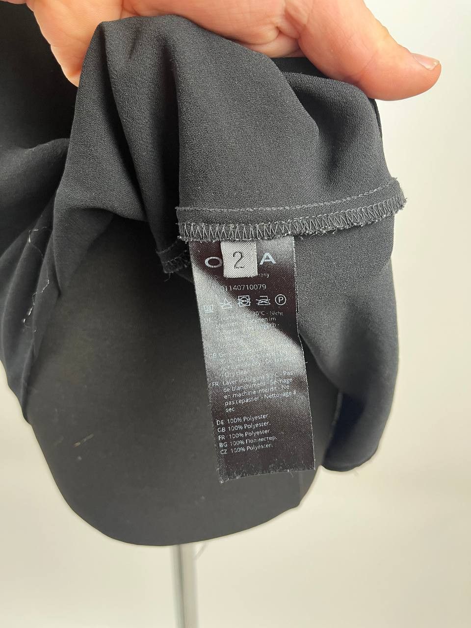 OSKA OSKA Black Cowl Neck Draped Top - Size 2 Size XS / US 0-2 / IT 36-38 - 7 Thumbnail