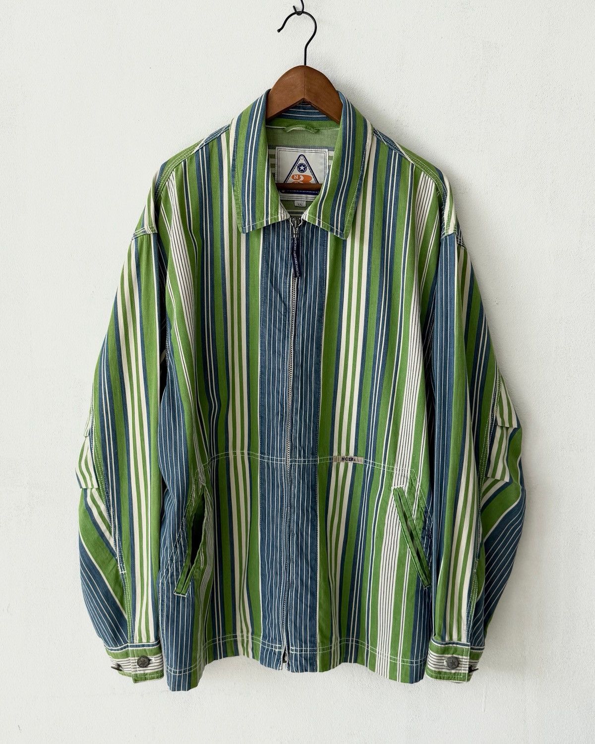 Nigel Cabourn NC3 NIGEL CABOURN BLOUSON STRIPE JACKET Size US L / EU 52-54 / 3 - 11 Thumbnail