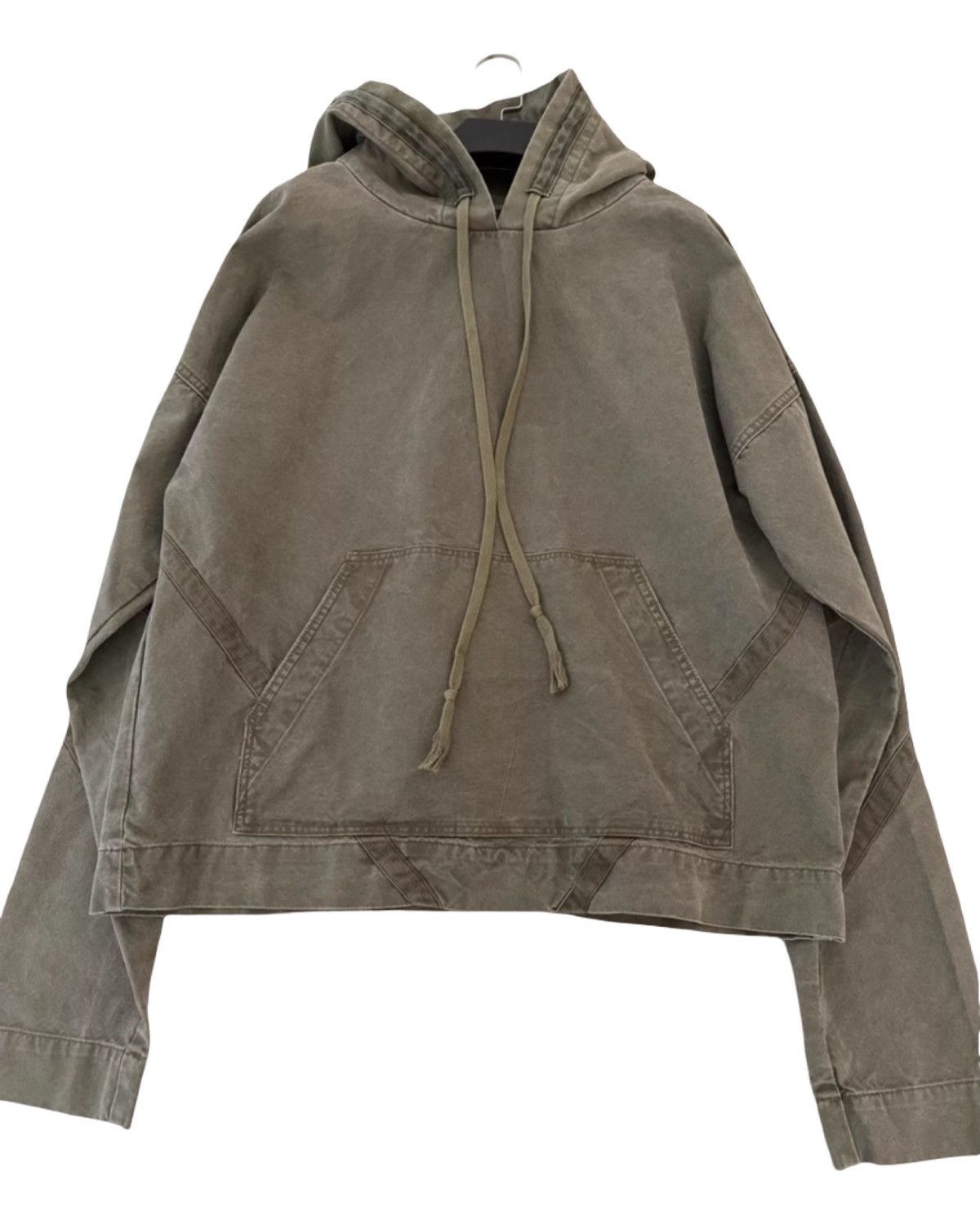 Greg Lauren Khaki tent cotton hoodie Size US L / EU 52-54 / 3 - 1 Thumbnail