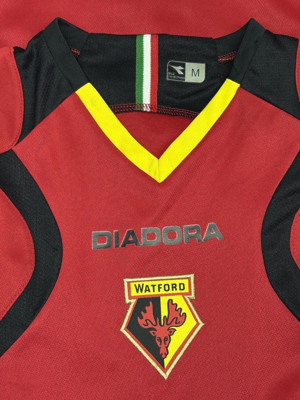 Diadora Diadora Watford 2007/08 Away Long Sleeve Soccer Jersey Size US M / EU 48-50 / 2 - 17 Thumbnail