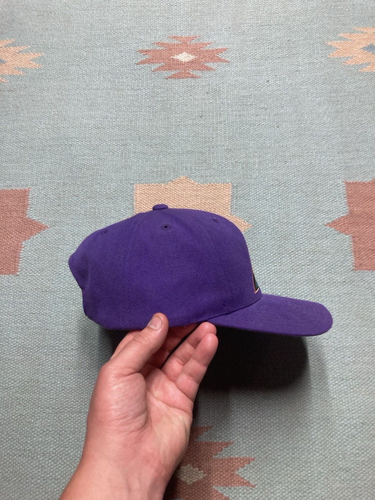 Vintage 90s SnapBack hat Arizona diamondbacks big logo wool blend Size ONE SIZE - 9 Thumbnail