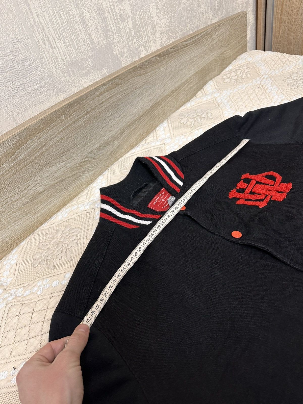 Death Row Records 🔥 RARE Death Wish Coffee Co Skull Jacket Bomber Ed Hardy Y2K Size US L / EU 52-54 / 3 - 10 Thumbnail