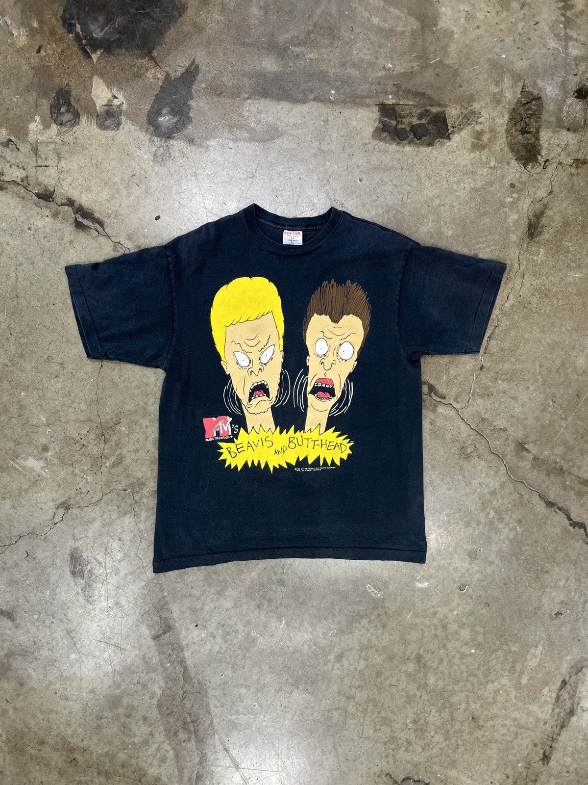 Vintage 1993 Beavis & Butthead Stanley Desantis MTV Tee XL