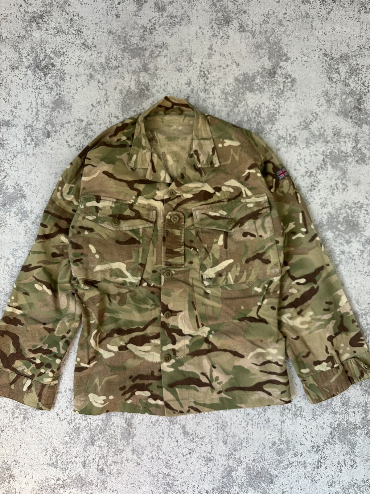 Vintage British Army MTP Camo Combat Shirt Vintage Military Size US M / EU 48-50 / 2 - 1 Thumbnail