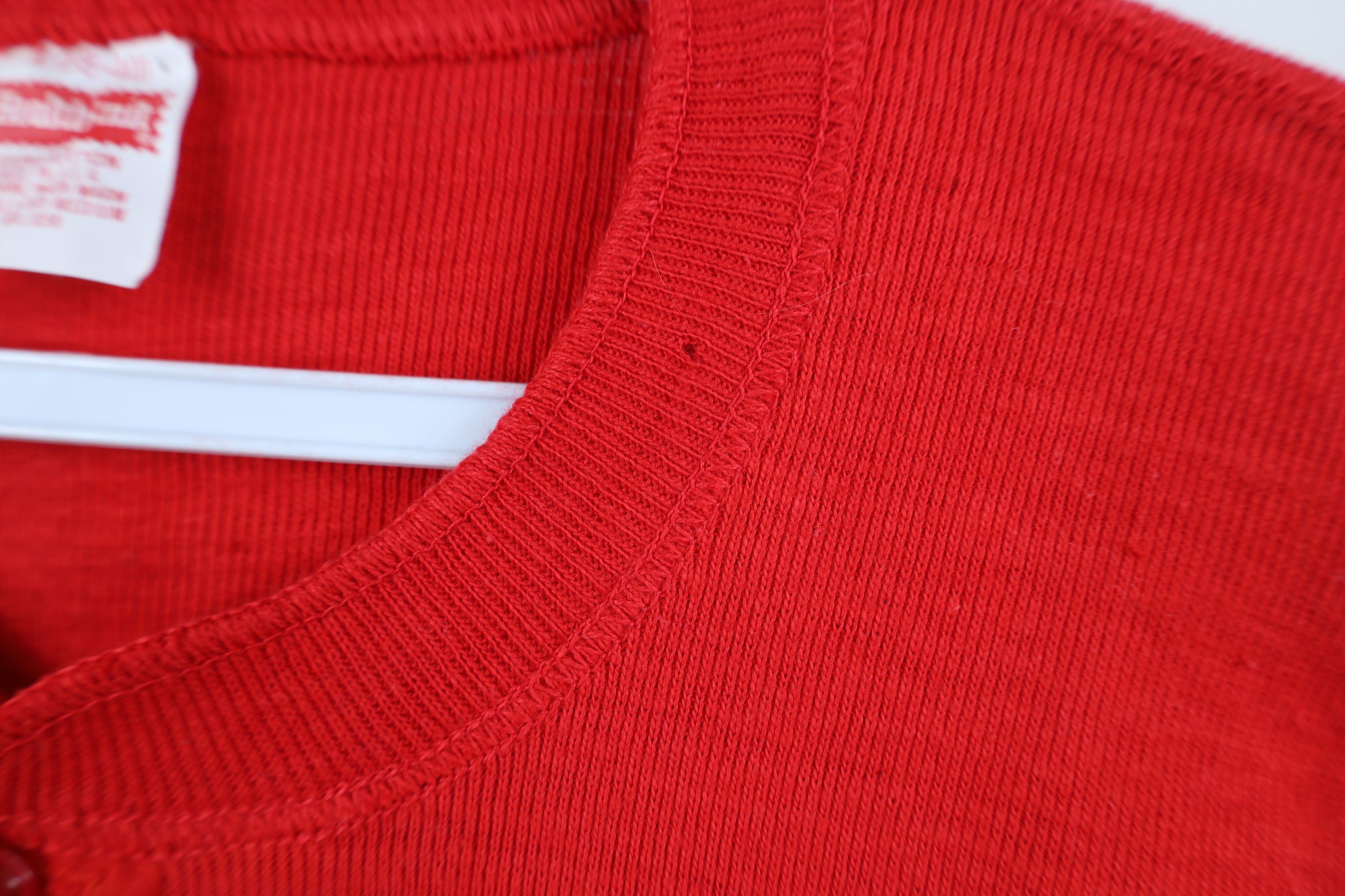 Vintage Deadstock Vintage 50s Healthknit Ribbed Henley T-Shirt USA Size US M / EU 48-50 / 2 - 6 Thumbnail