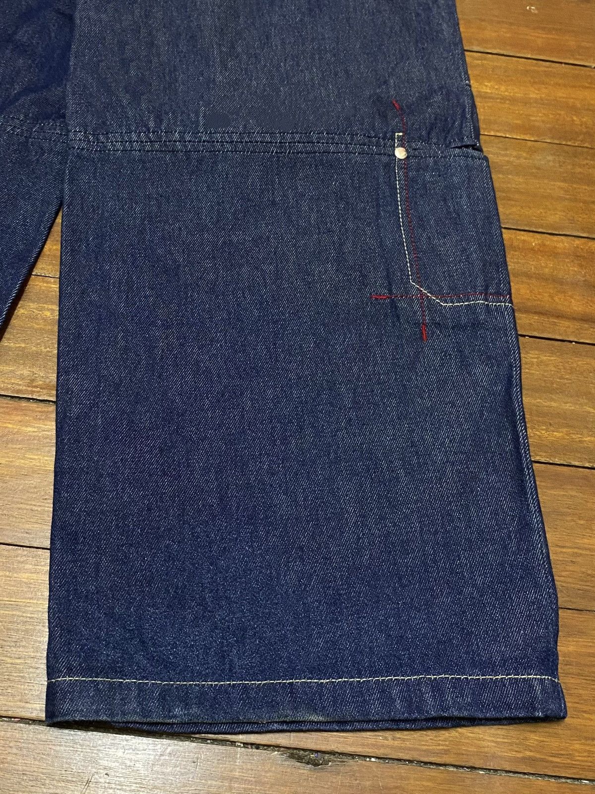 Vintage Rare Vintage Transfer Skater Rapper Baggy Cargo Jeans 1990s Size US 33 - 8 Thumbnail