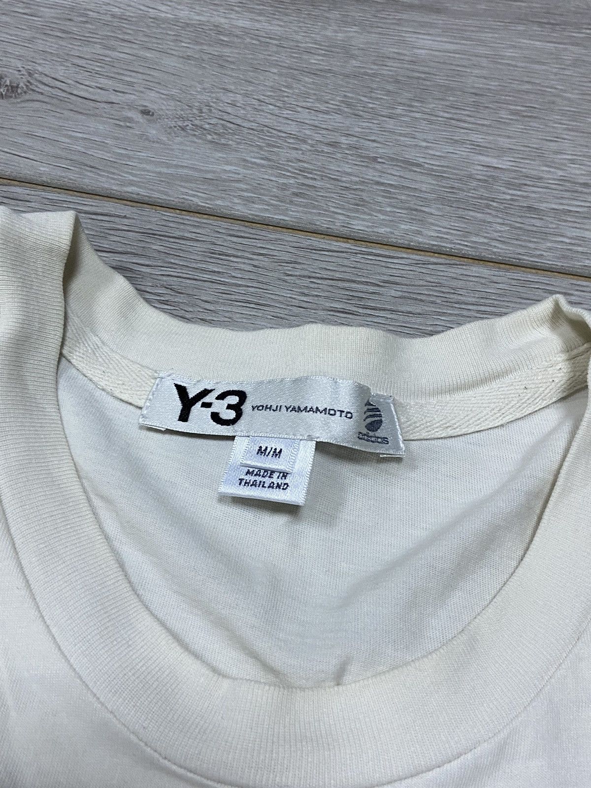 Yohji Yamamoto Y-3 Adidas big logo t-shirt Yohji Yamamoto vintage Size US M / EU 48-50 / 2 - 5 Thumbnail