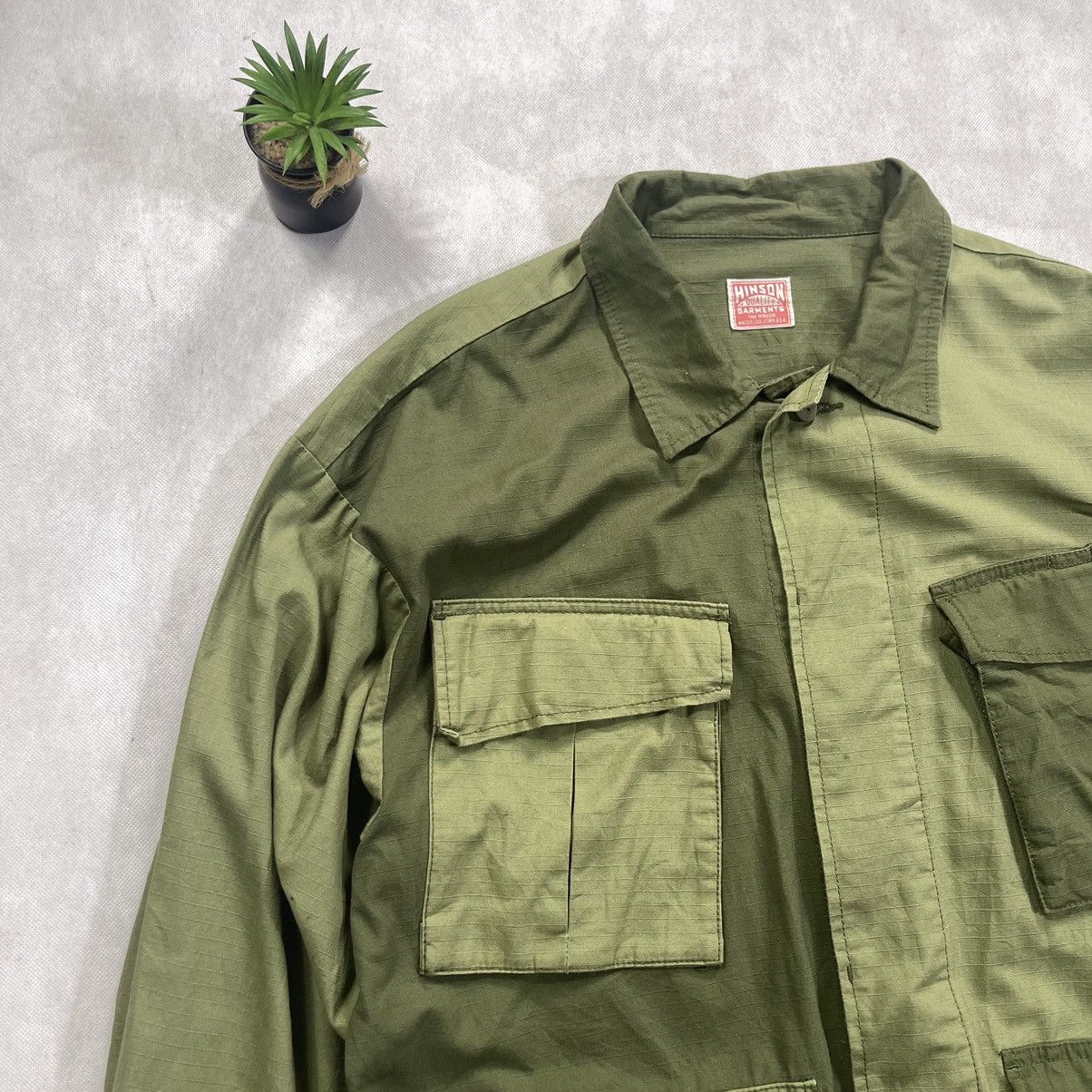 Japanese Brand Hinson Garment Ripstop Fatigue Two Tone Field Jacket Size US M / EU 48-50 / 2 - 3 Thumbnail