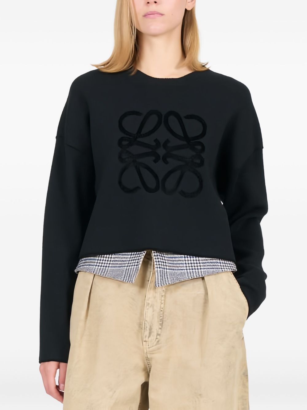 Loewe ANAGRAM CREWNECK SWEATER Size M / US 6-8 / IT 42-44 - 1 Thumbnail